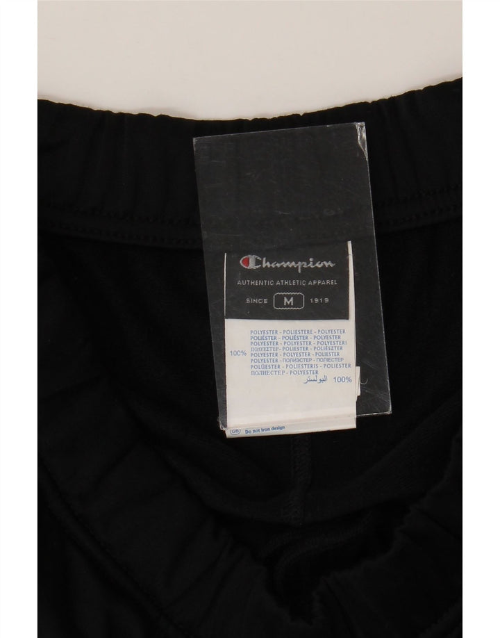 Pantaloni de trening Champion pentru bărbați, poliester mediu negru