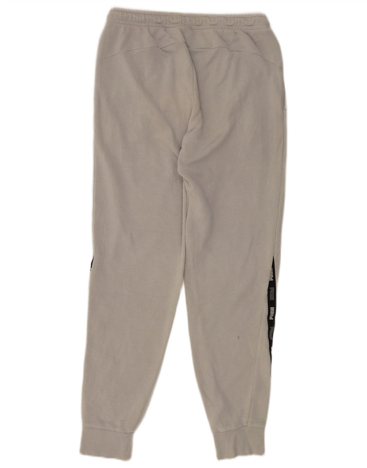 Pantaloni de trening grafic pentru bărbați PUMA Pantaloni de jogging, gri mediu, bloc de culoare