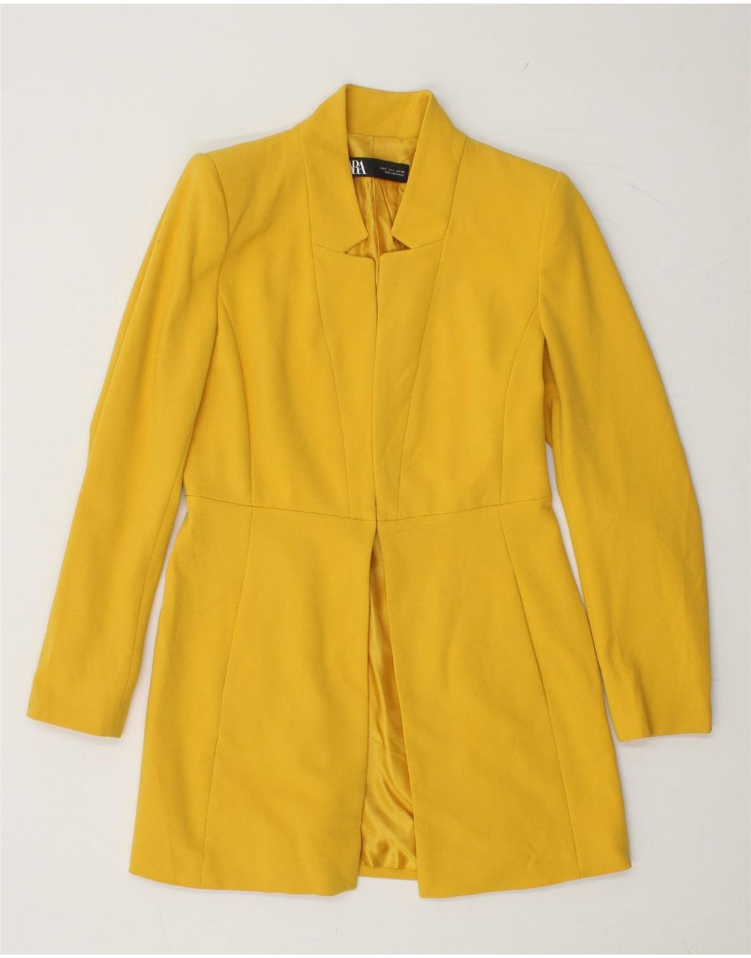 Jachetă Blazer deschisă pentru femei ZARA UK 10 Small Yellow