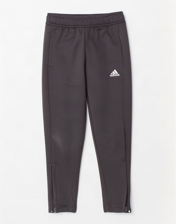 Pantaloni de trening Adidas Aeroready pentru baieti 5-6 ani poliester negru