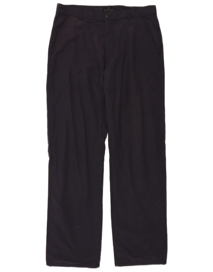TRUSSARDI Pantaloni chino drepți pentru bărbați IT 52 XL W36 L34 Bumbac bleumarin