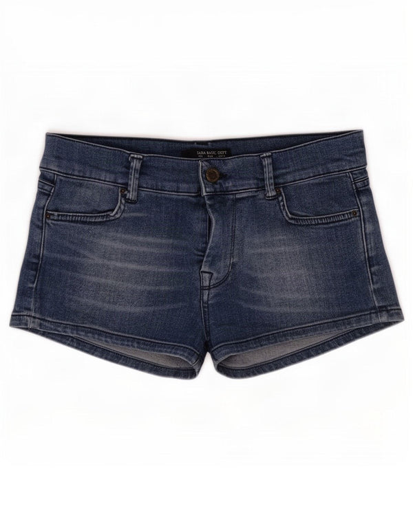 Pantaloni scurți din denim pentru femei Zara EU 38 Small W28 Blue Bumbac