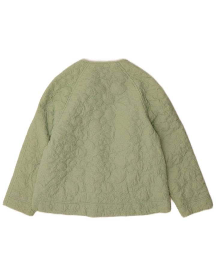 Jachetă matlasată pentru femei Zara UK 4 XS, nailon verde