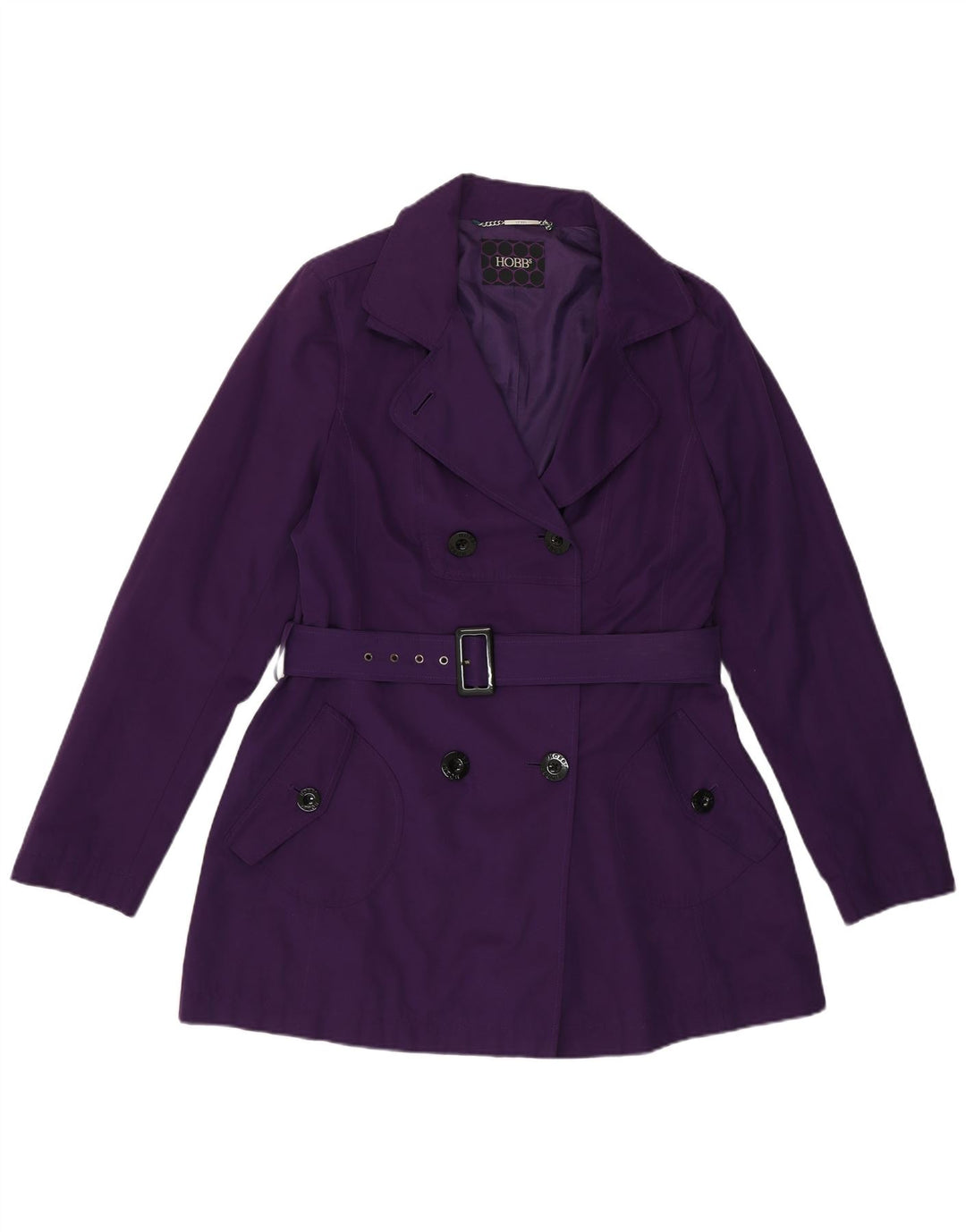Trench pentru femei Hobbs UK 12 Poliester violet mediu