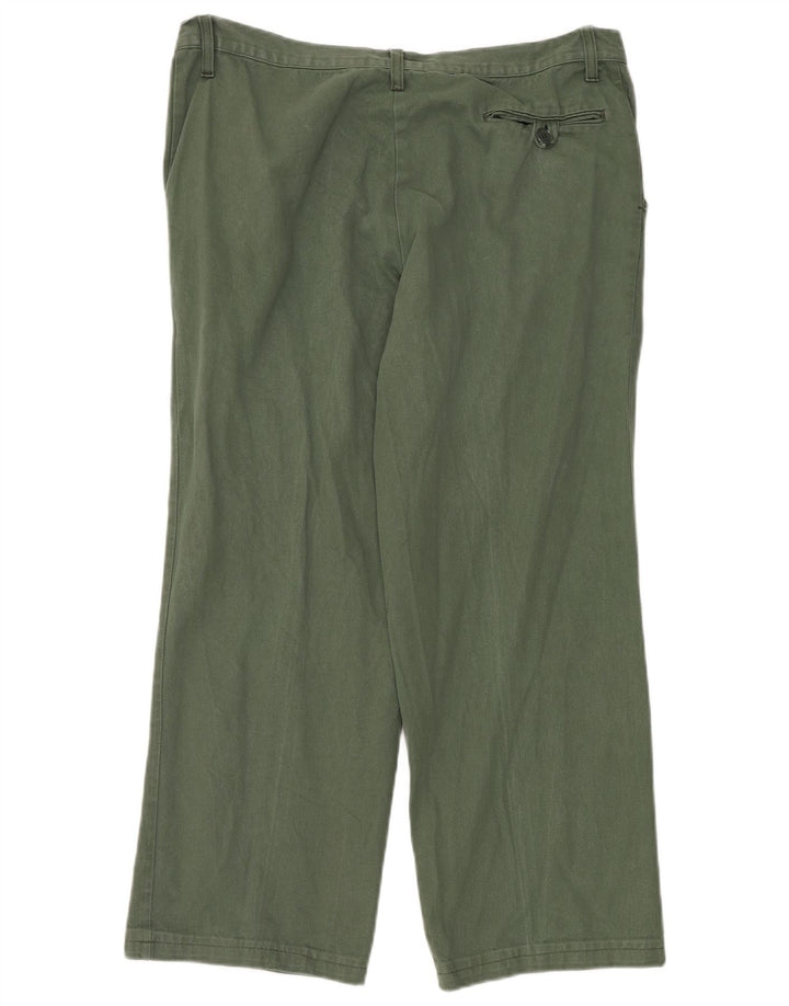 Pantaloni chino drepți pentru bărbați VINTAGE L38 L30 verde
