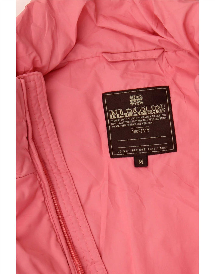 Gilet căptușit pentru femei Napapijri UK 12 Medium Pink
