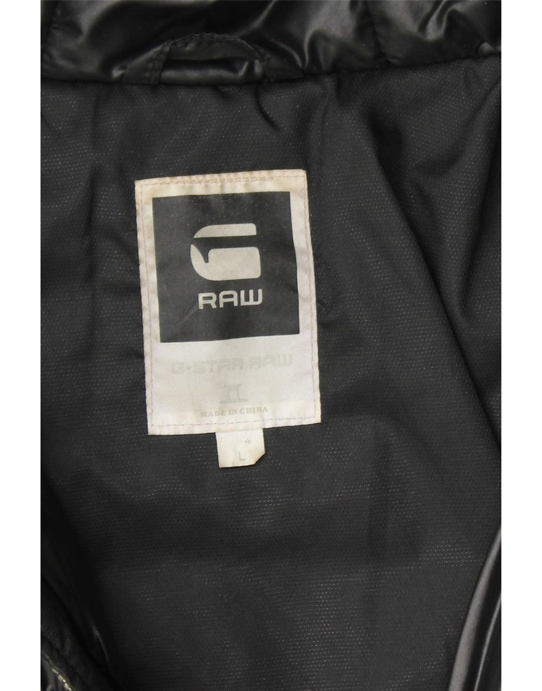 Jachetă căptușită cu glugă pentru femei G-STAR UK 16 Poliamidă neagră mare