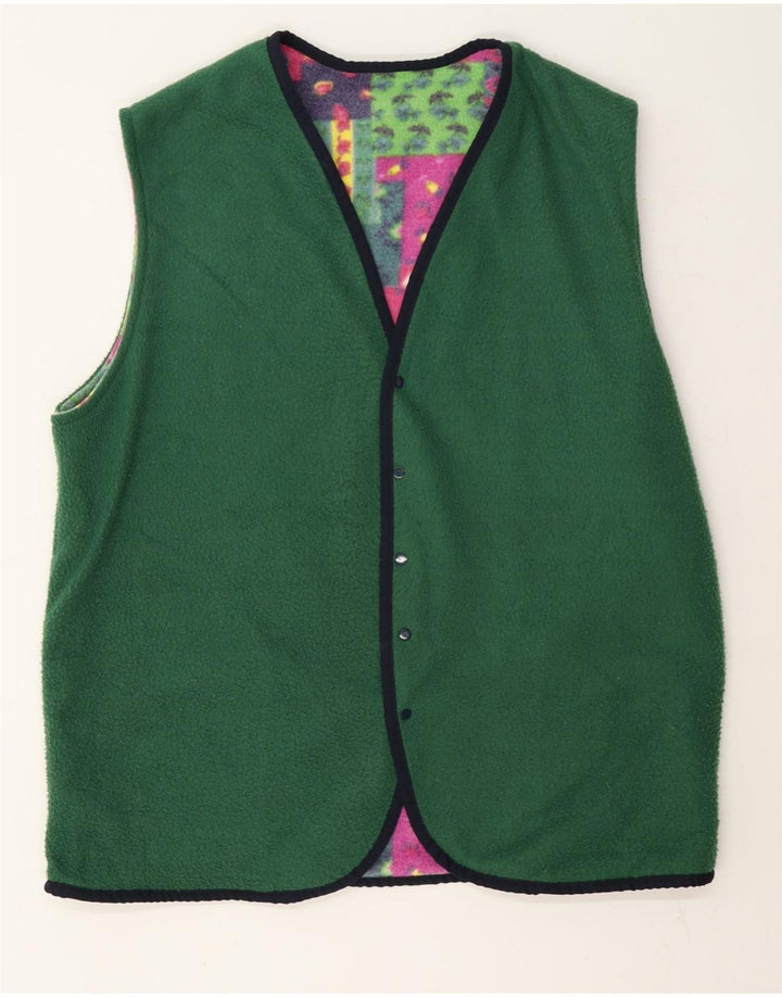 Rifle Gilet reversibil pentru bărbați din fleece UK 40, mare, multicolor, patchwork