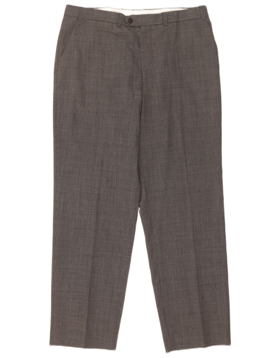 Pantaloni de costum pentru bărbați Marks & Spencer St. Michael W36 L31 gri Houndstooth