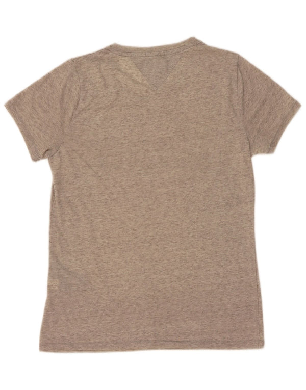 Tricou grafic Tommy Hilfiger pentru femei Top UK 10 Small Grey Flecked