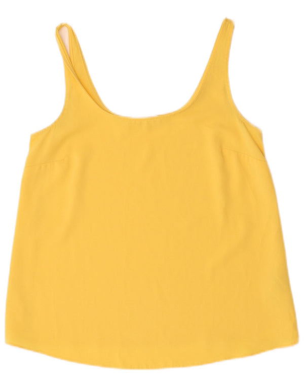 PRIMARK Cami Top pentru femei UK 8 Small Galben Poliester