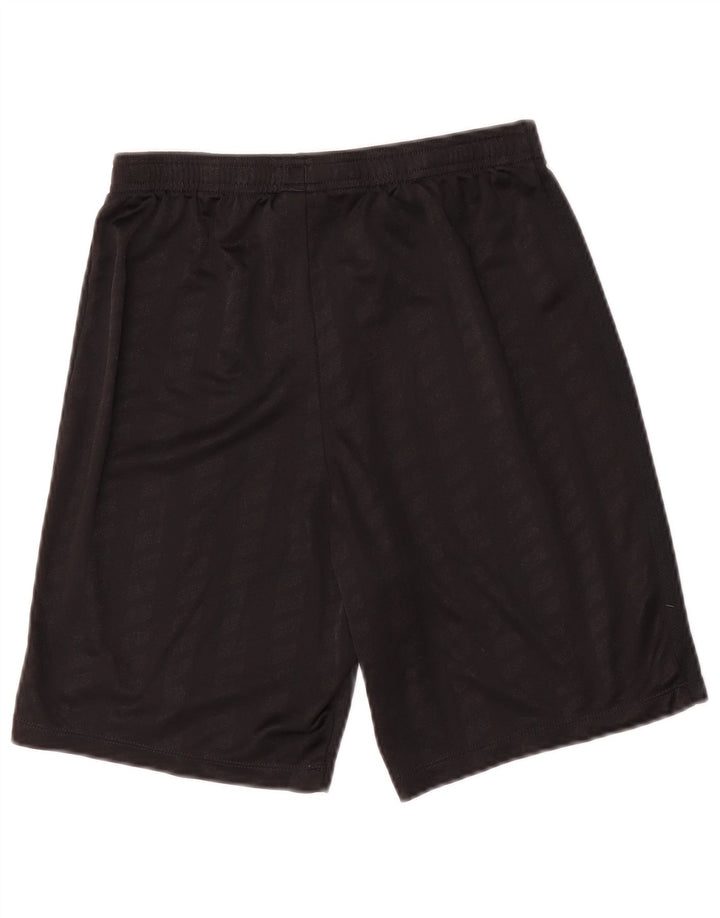 Pantaloni scurți sport Nike Dri Fit pentru bărbați, poliester cu dungi mici, negre