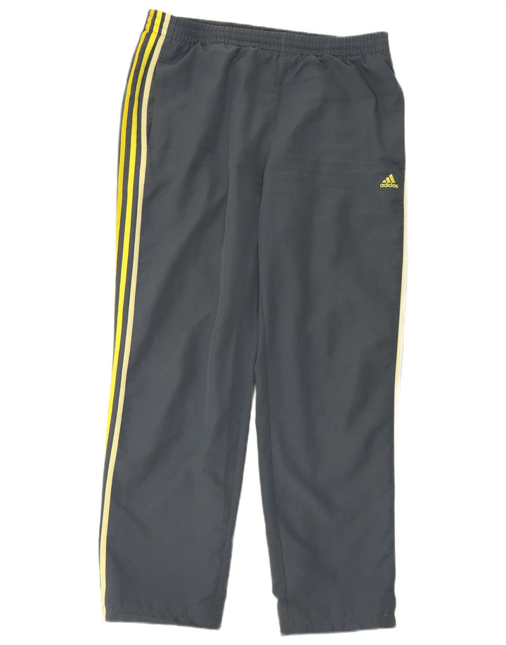 Pantaloni de trening Adidas Climalite pentru bărbați, mari, gri, poliester