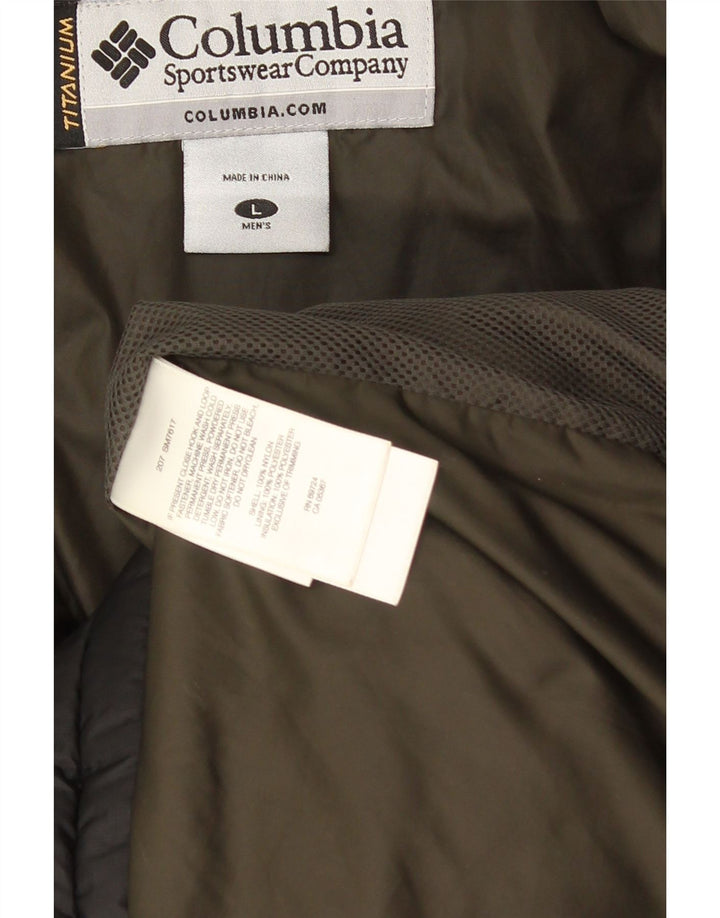 Jachetă căptușită pentru bărbați Columbia UK 40, mare, negru, nailon