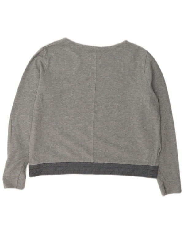 Pulover Nike pentru femei, UK 18 XL, bumbac gri