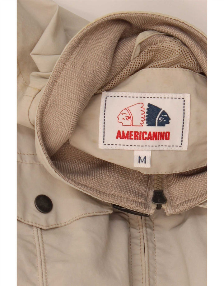 Americanino Bomber Jacket pentru bărbați UK 38 Medium Bej Poliamidă