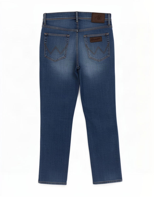 Blugi drepte pentru bărbați Wrangler Texas W36 L30 bumbac albastru
