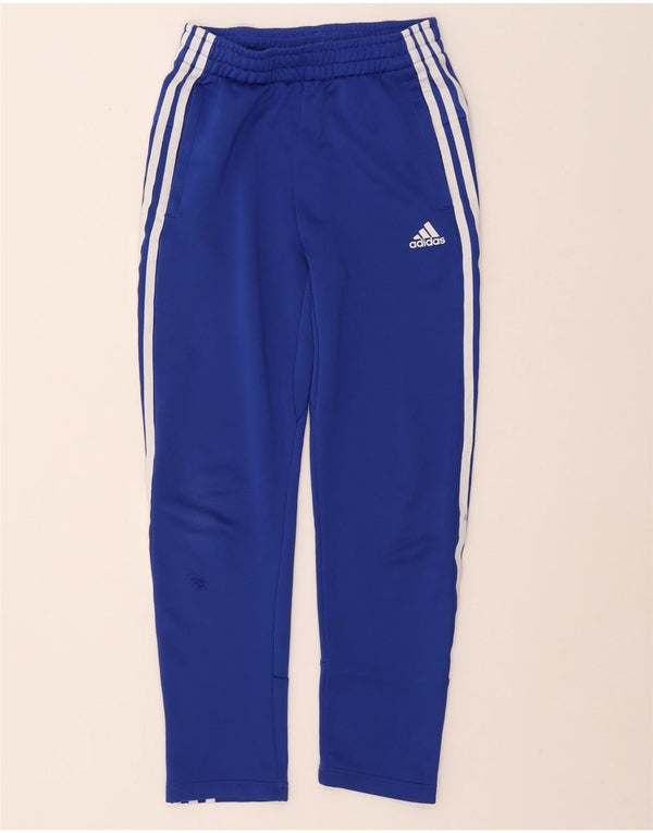 Pantaloni de trening ADIDAS Aeroready pentru baieti 9-10 ani poliester albastru