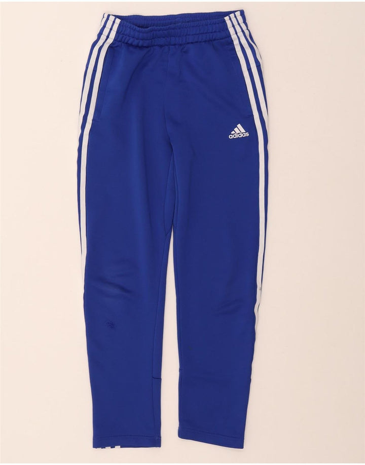Pantaloni de trening ADIDAS Aeroready pentru baieti 9-10 ani poliester albastru