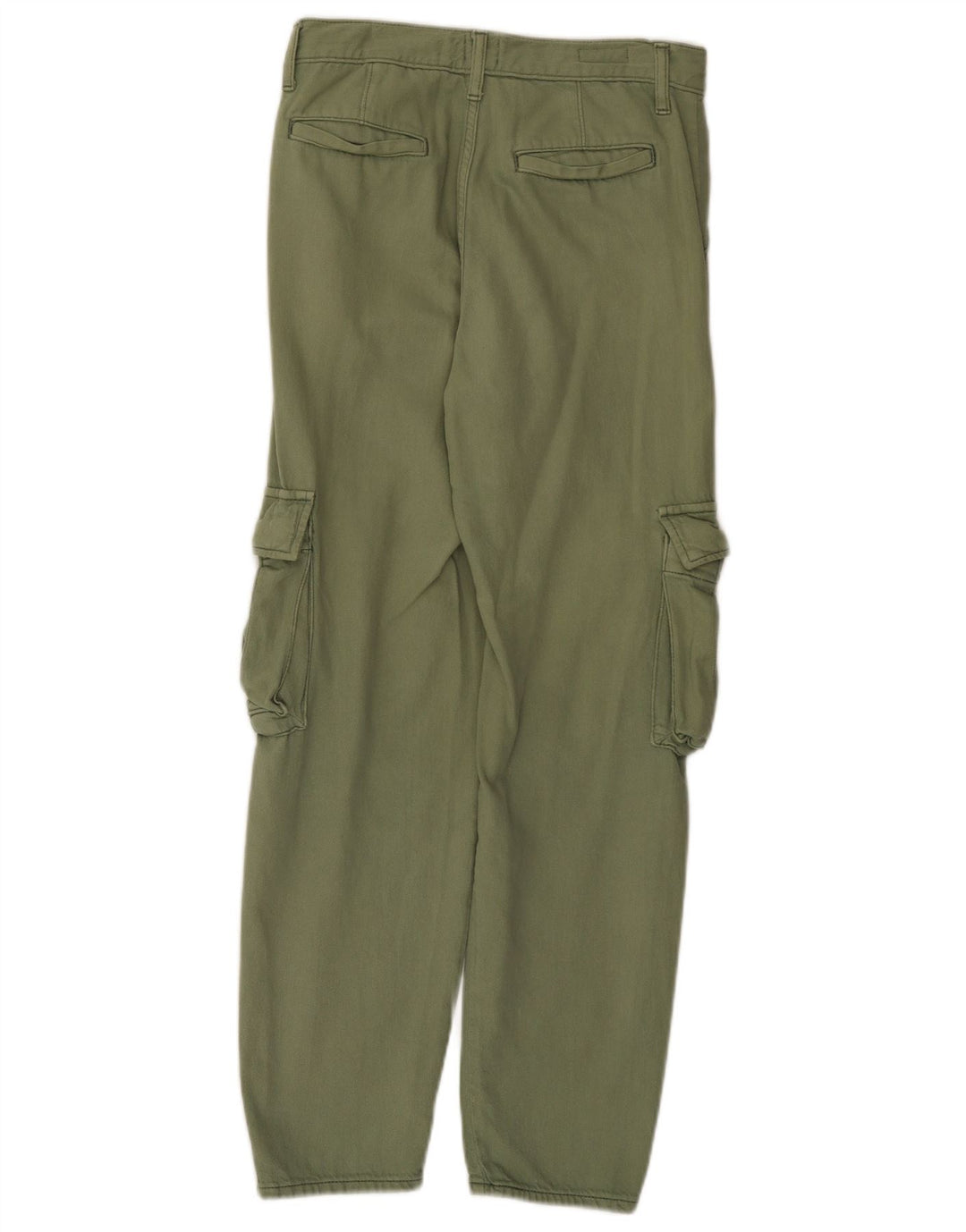 Pantaloni cargo drepti pentru femei Levi's L24 L28 bumbac verde