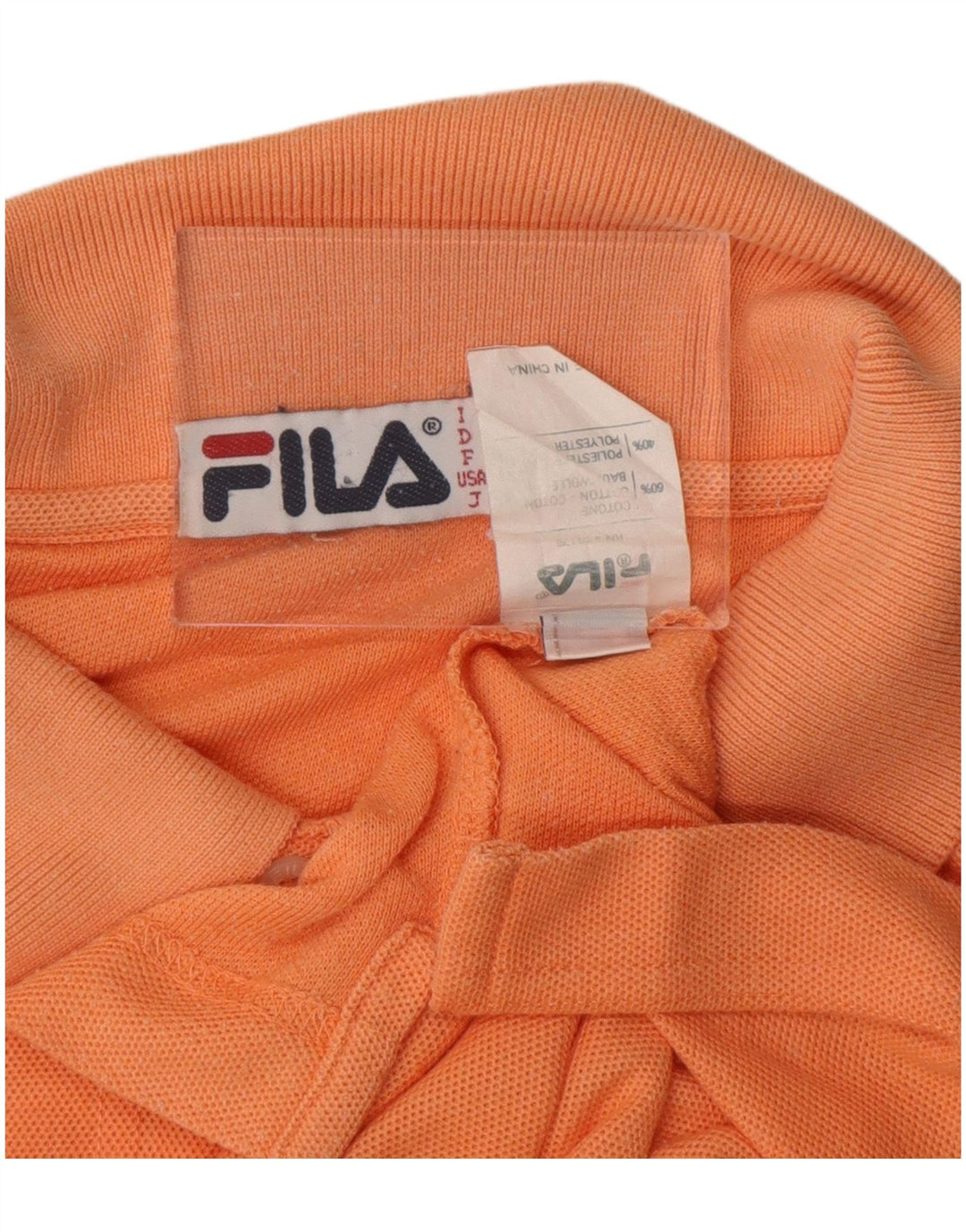 Tricou Polo Fila Bărbați IT 54 XL Bumbac Portocaliu