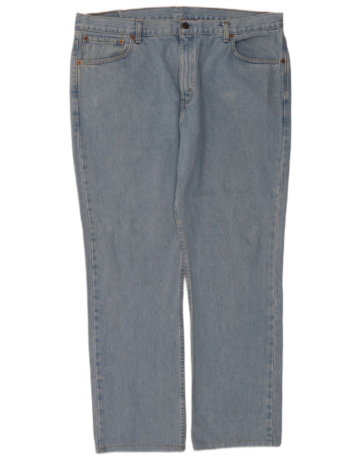 LEVI'S Mens 581 Straight Jeans W42 L31 Blue Cotton