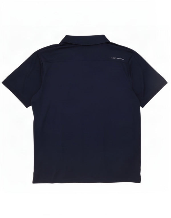 Cămașă polo Under Armour Heat Gear pentru bărbați, 2XL, poliester bleumarin