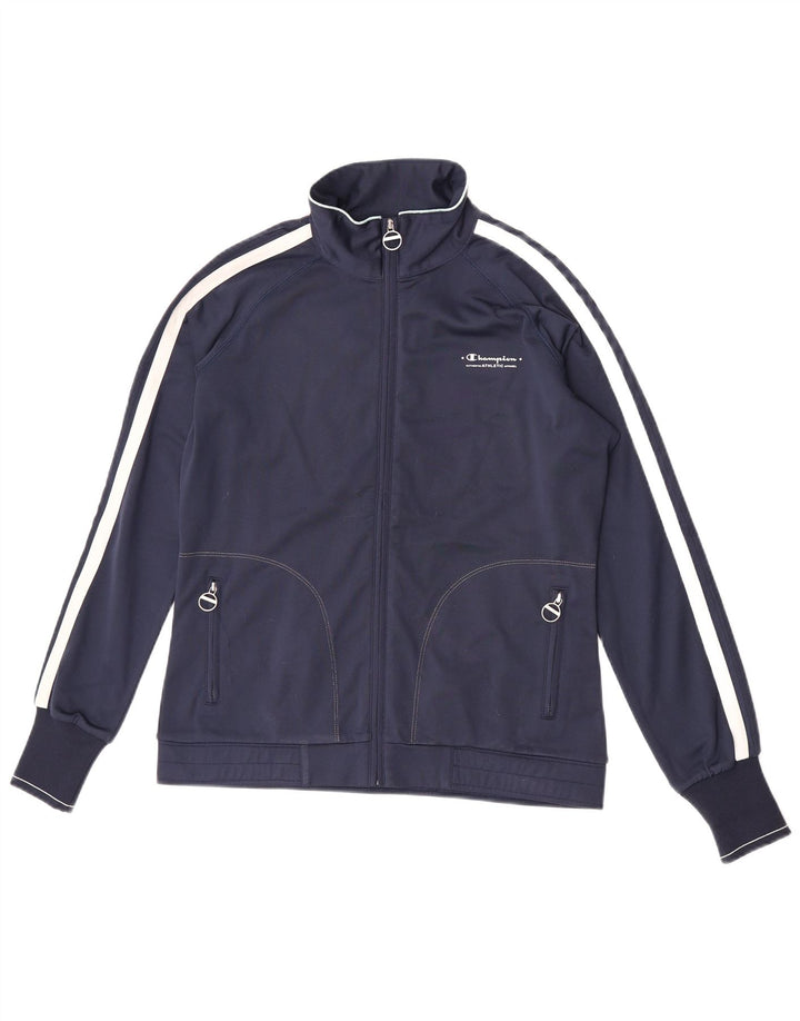 Jachetă de top pentru trening Champion Heritage pentru femei UK 16, mare, bleumarin