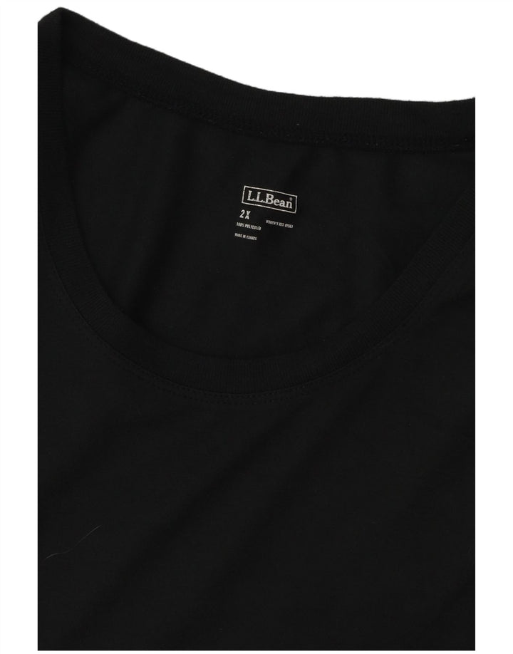 L.L.Bean Vest Vest Top pentru femei UK 20 2XL Poliester negru