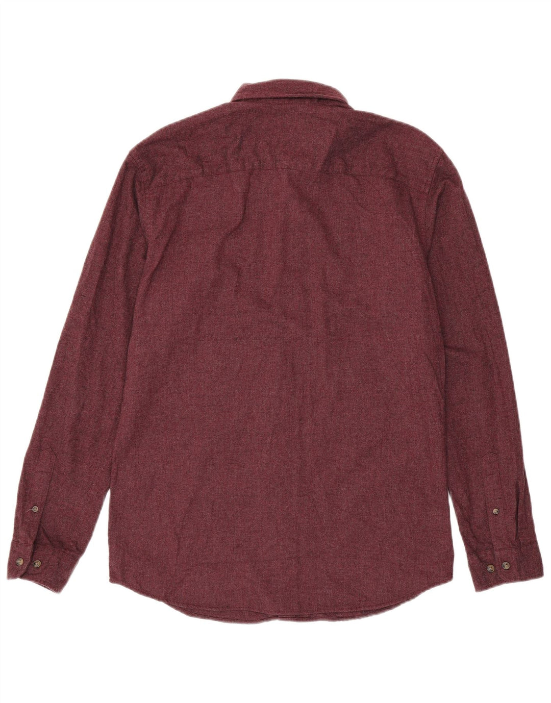Cămașă de flanel pentru bărbați JACK & JONES, bumbac burgundy mare