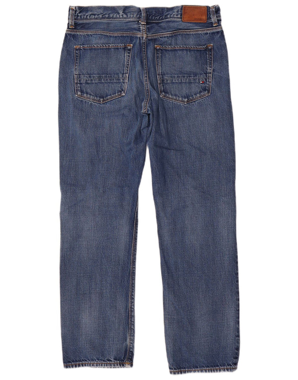 Blugi drepți Tommy Hilfiger pentru bărbați Mercer, cu ajustare normală, W32 L30, bumbac albastru