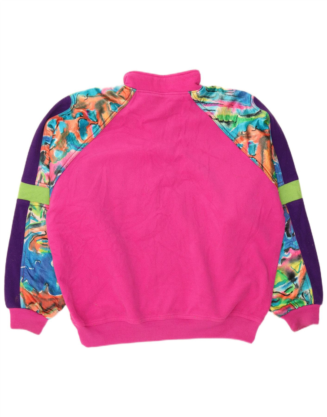 MASER M Pulover supradimensionat din lână cu grafică pentru femei EU 40 Roz mediu