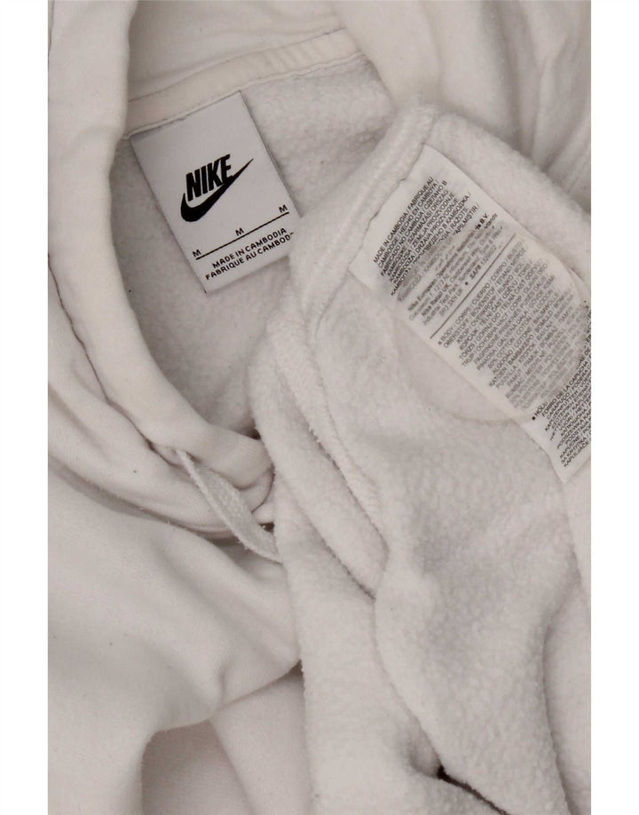 Pulover Nike pentru bărbați, bumbac alb mediu
