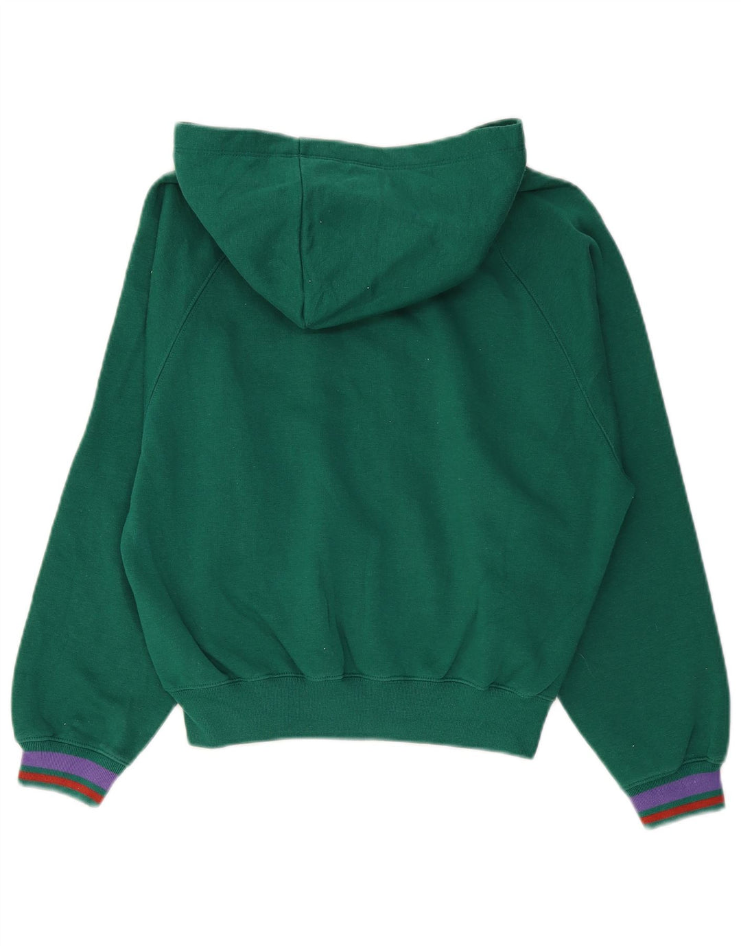 CHAMPION Pulover supradimensionat cu capota cu fermoar cu grafic pentru femei UK 10 Small Green