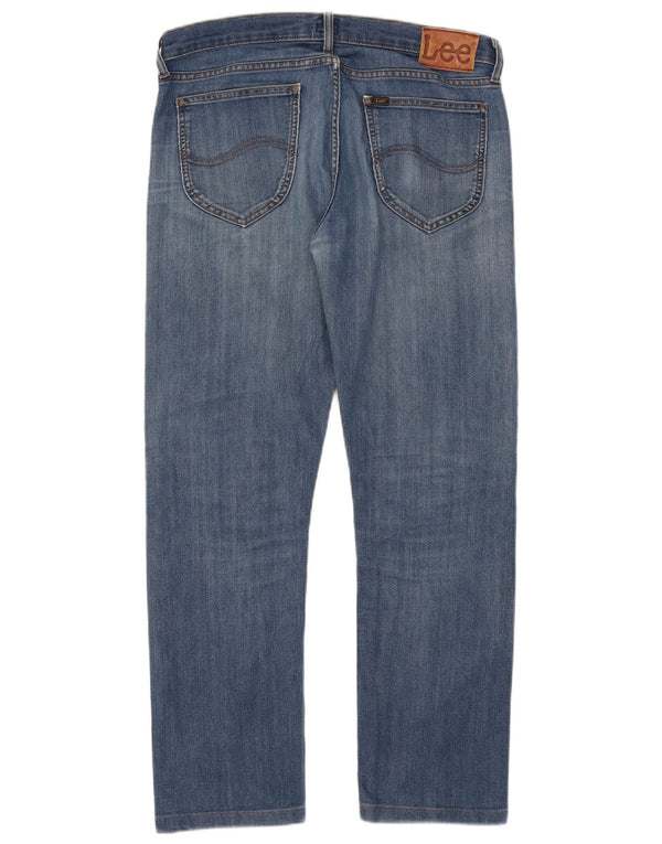 Blugi Lee Daren Straight pentru femei W34 L29 Bumbac albastru