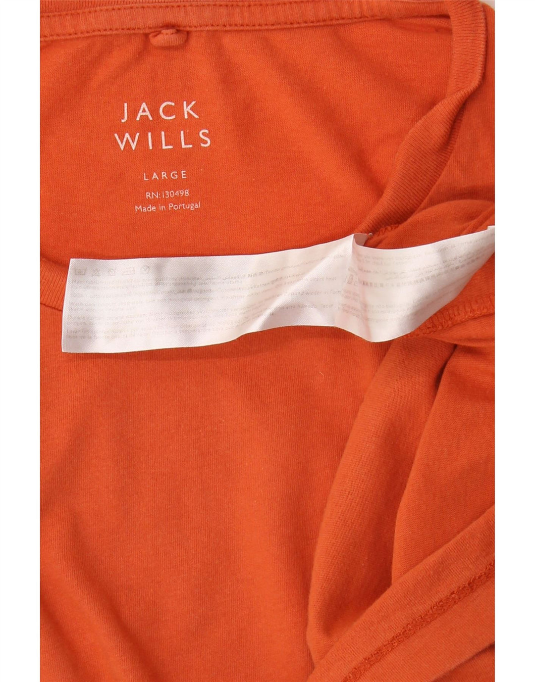 JACK WILLS Tricou pentru bărbați Top mare din bumbac portocaliu