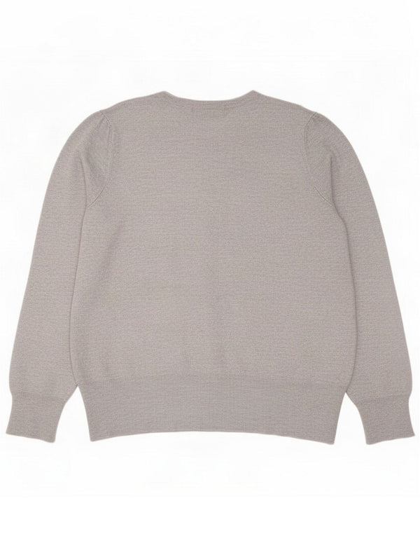 Marks & Spencer Pulover cardigan pentru femei UK 16 Large Gri Viscose