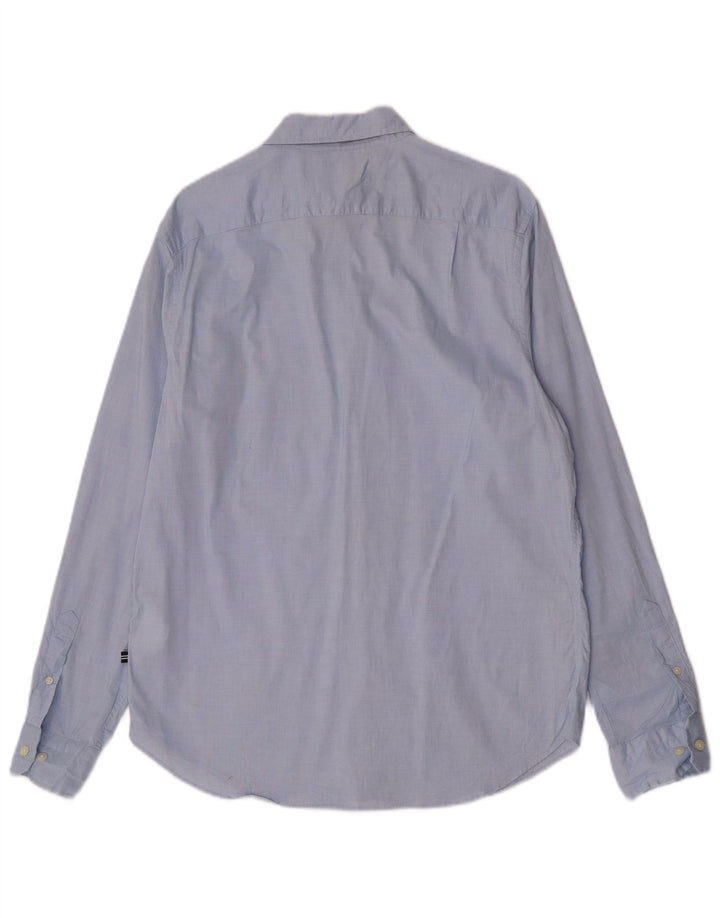 Cămașă pentru bărbați Nautica Classic Fit Bumbac albastru mediu