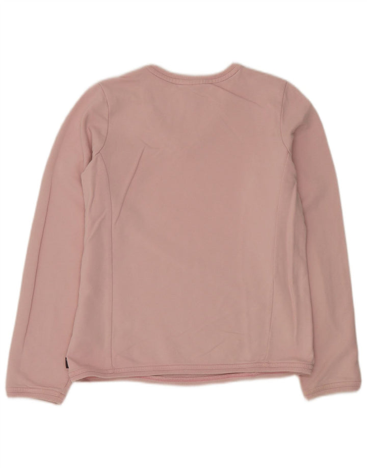 Pulover adidas pentru femei UK 14 bumbac roz mediu
