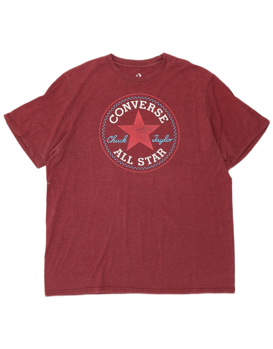 Tricou grafic Chuck Taylor CONVERSE pentru bărbați Top Medium Maroon