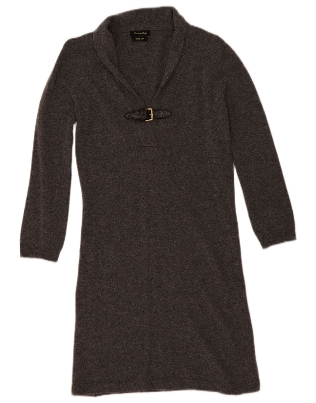 Massimo Dutti Rochie Jumper Femei UK 6 XS Gri