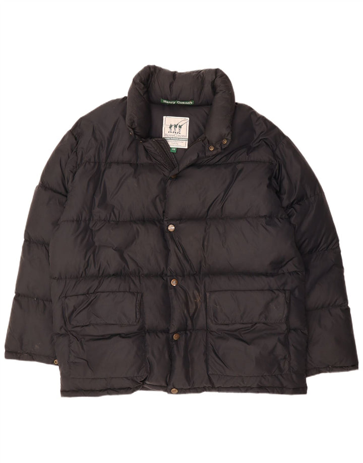 Jachetă căptușită pentru bărbați HENRY COTTONS IT 48 Medium Black