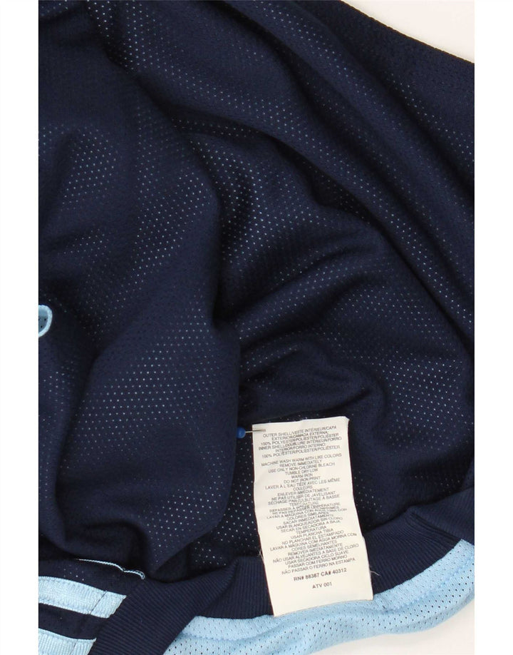 Vesta grafică pentru bărbați Adidas, mic, poliester bleumarin