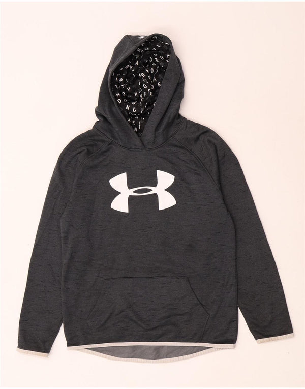 Pulover pentru fete Under Armour Graphic Hoodie 13-14 ani XL Sport gri