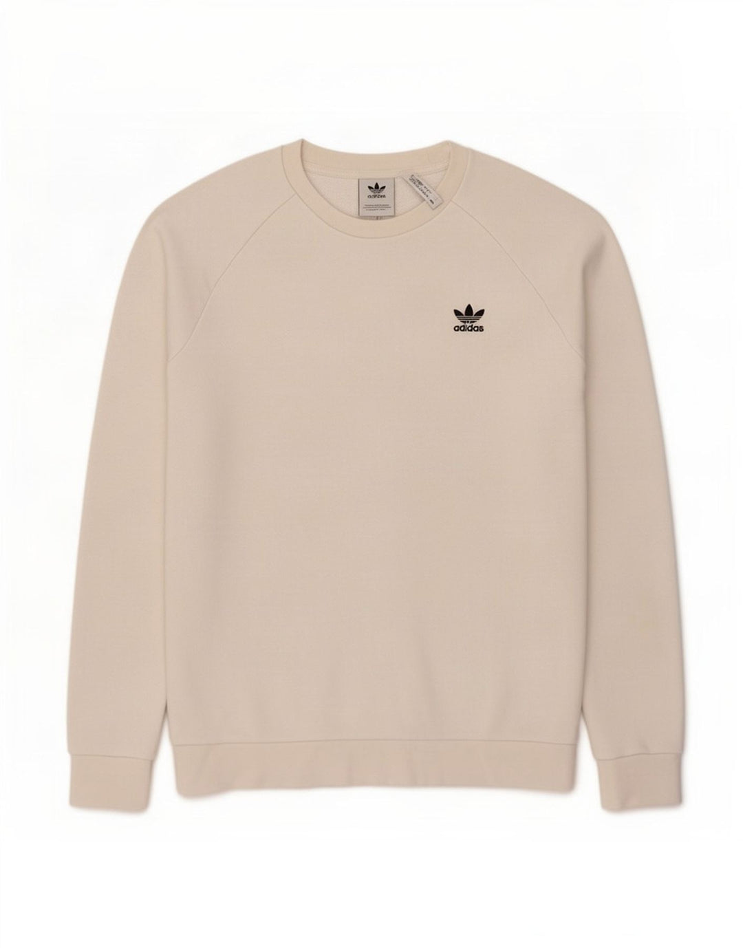 Pulover Adidas pentru bărbați, bumbac alb mediu