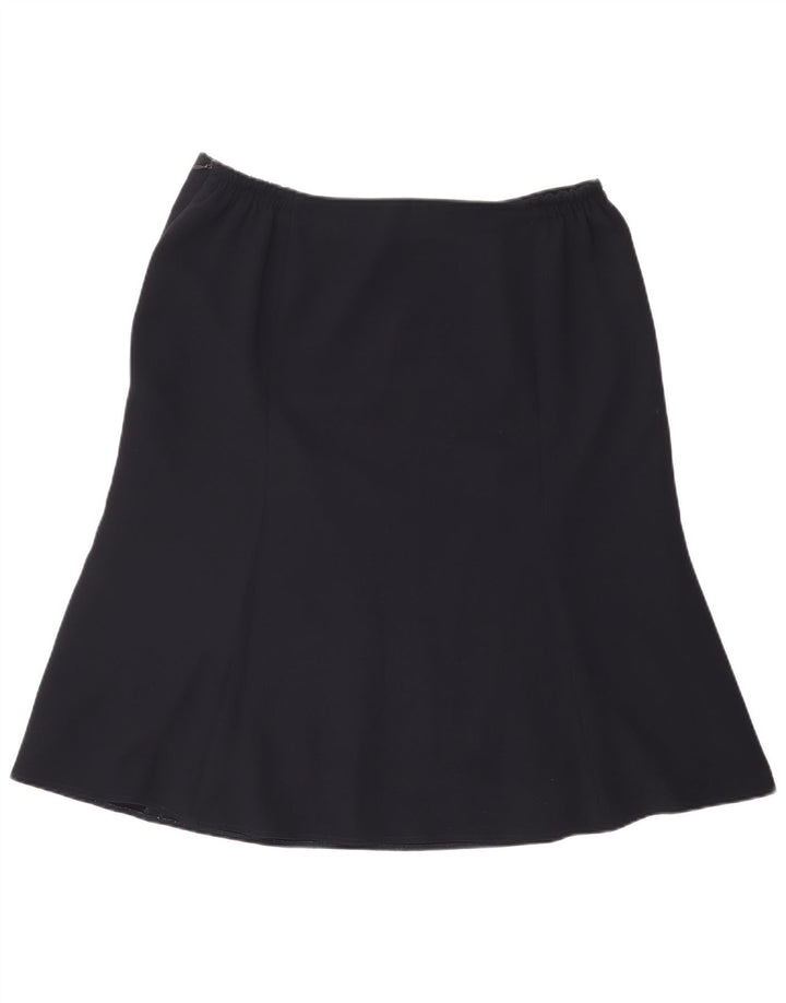 Fusta trompetă pentru femei EASTEX UK 18 XL W36 poliester bleumarin