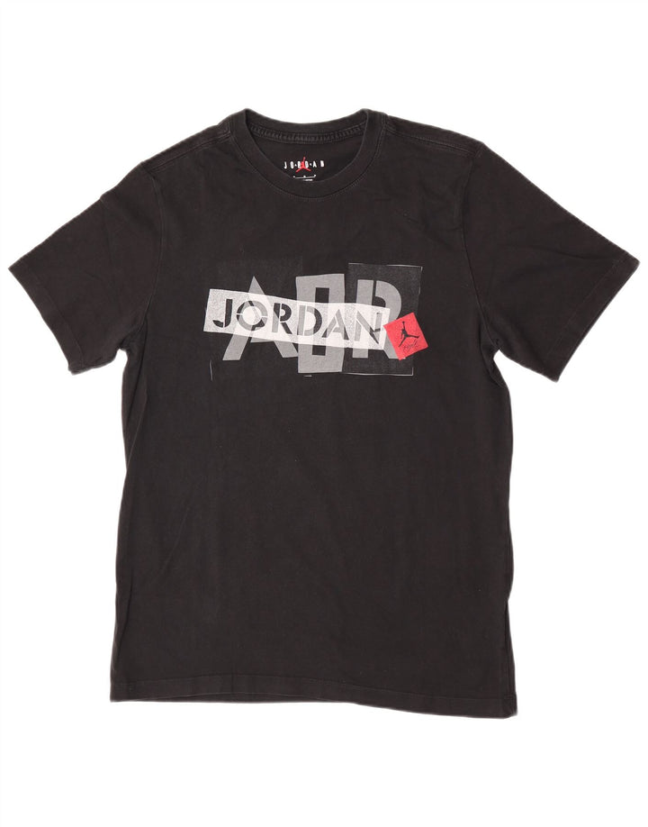 Tricou Jordan pentru bărbați Air Graphic Top, mediu negru, bumbac