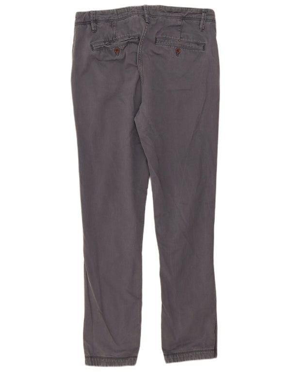 Fat Face Mens Slim Chino Trousers W34 L30 Grey Cotton
