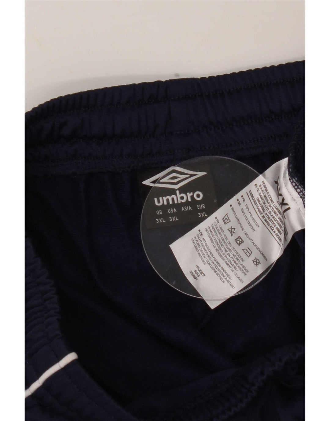 Pantaloni de trening Umbro pentru bărbați 3XL, poliester bleumarin