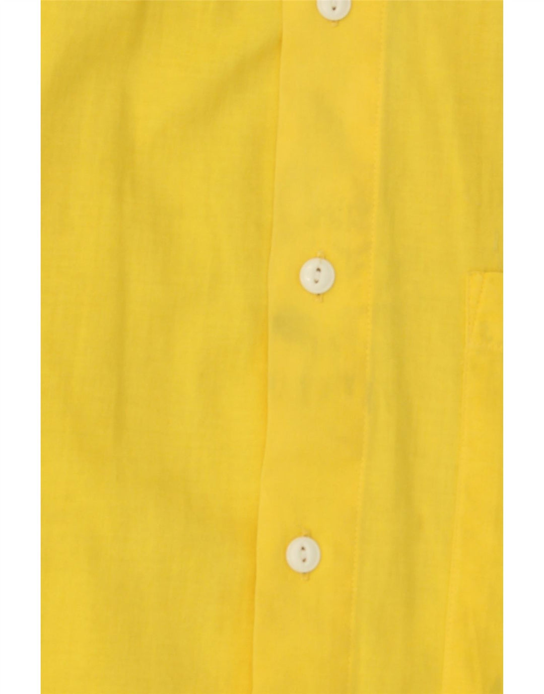 NASHVILLE Mens Shirt Medium Yellow Cotton Vintage Nashville and Second-Hand Nashville from Messina Hembry 